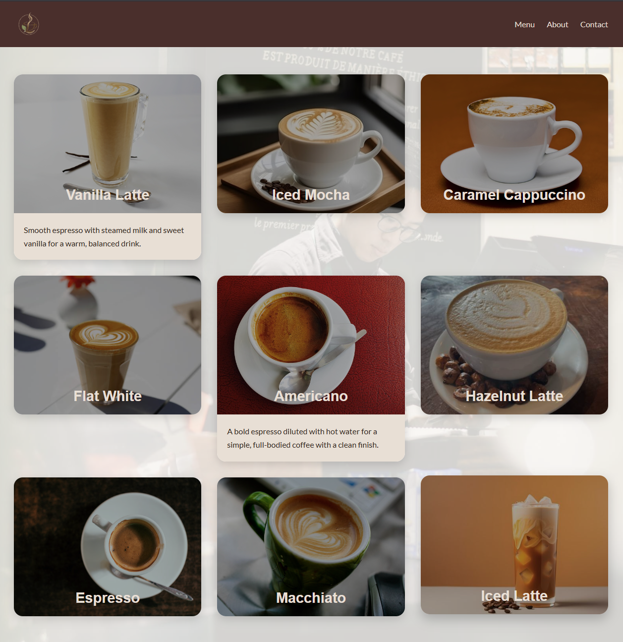 Coffee Page preview